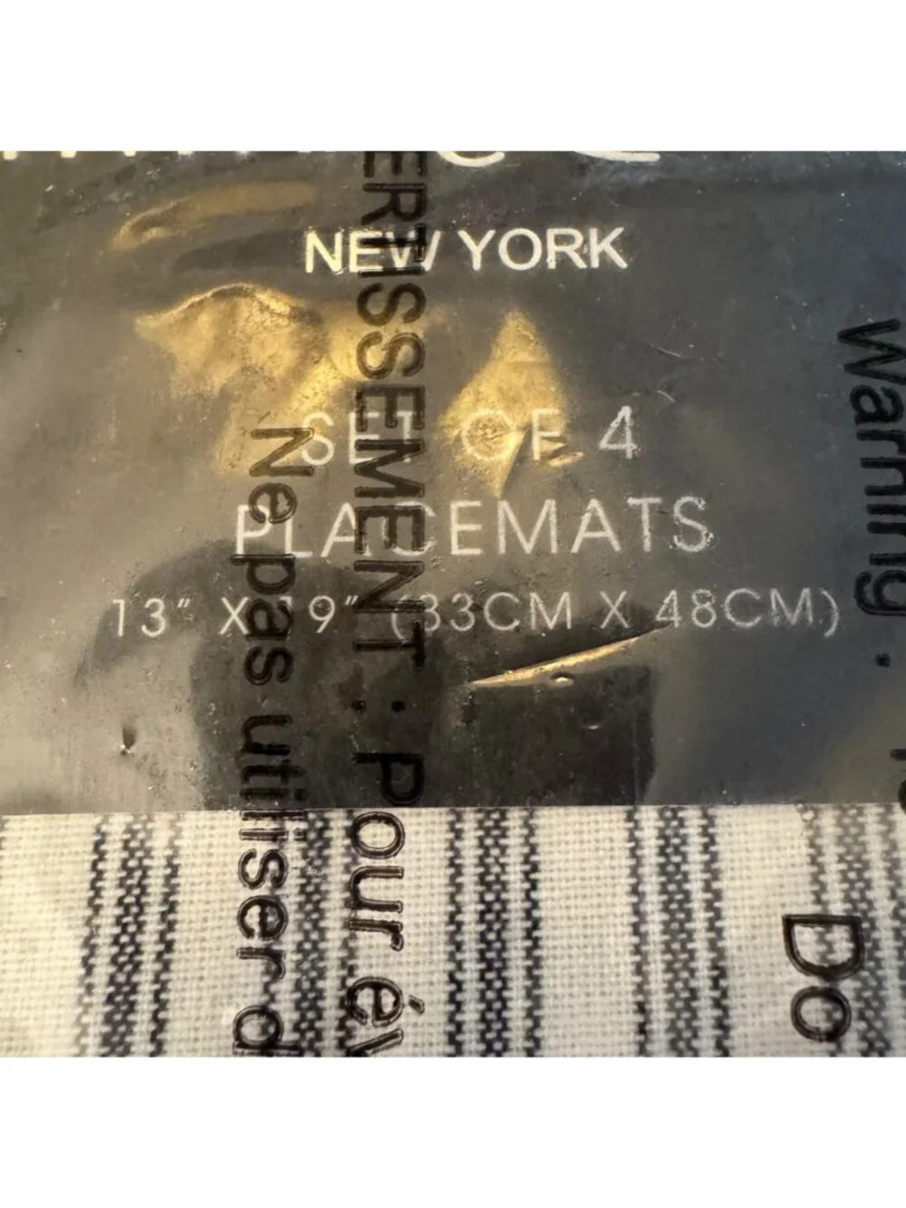 Cynthia Rowley New York Set Of 4 Placemats 13